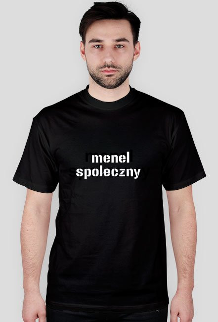 Koszulka męska "Menel Społeczny" 2.0