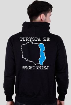 Turysta ze wschodniej - cz bluza kaptur
