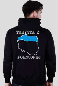 Turysta z północnej - cz. bluza kaptur