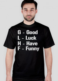 GL HF - Koszulka Black
