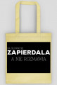 Na siłowni się zapierdala, a nie rozmawia; czarna torba
