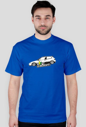 Built not Bought Civic V Hatchback Tshirt