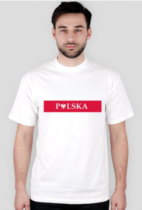 Polska z godłem w nazwie - koszulka męska