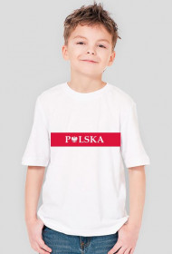 Polska z godłem w nazwie - koszulka chłopięca