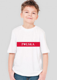 Polska z godłem w nazwie - koszulka chłopięca