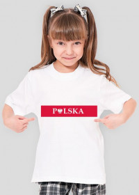 Polska z godłem w nazwie - koszulka dziewczęca