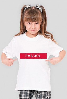 Polska z godłem w nazwie - koszulka dziewczęca