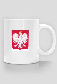 Polska z godłem - kubek
