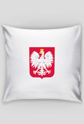 Polska z dużym godłem - poduszka patriotyczna