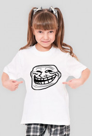 koszulka Troll face Dziewczynka