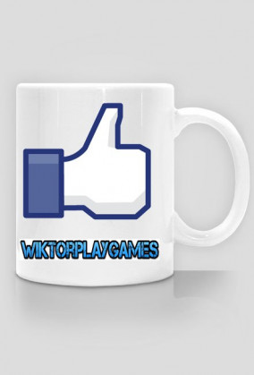 Kubek  FB LIKE z napisem WiktorPlayGames