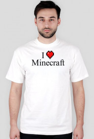 Koszulka I Love Minecraft