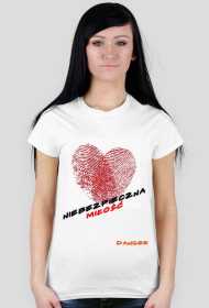 Koszulka Damska. Niebezpieczna Miłość