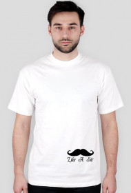 Like a Sir - T-shirt męski (biały)