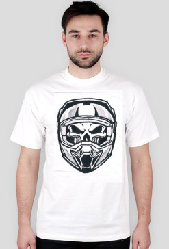 t-shirt męski kask