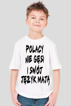 chłopęcy t-shirt  Polacy nie gęsi