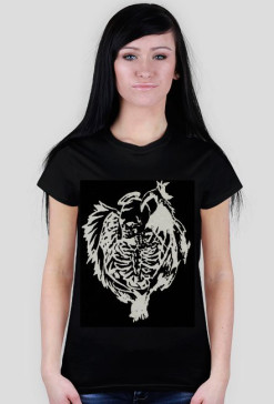 T-shirt damski-śmierć