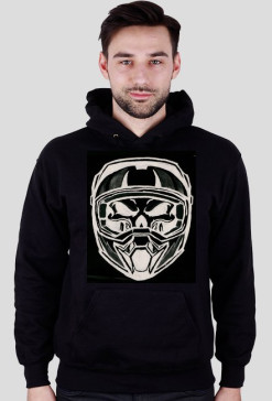 bluza z kapturem-kask
