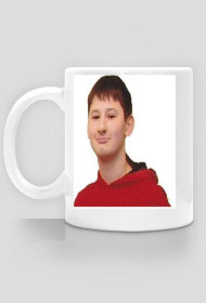 Krecikowy kubek z cytatem "dawaj hajs!"