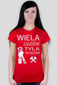 Wiela zjazdów tyla wyjazdów - damska