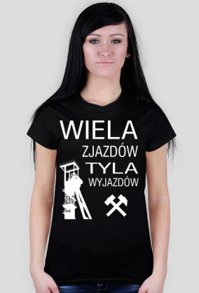Wiela zjazdów tyla wyjazdów - damska