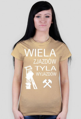 Wiela zjazdów tyla wyjazdów - damska