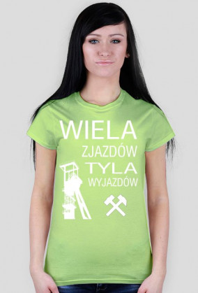 Wiela zjazdów tyla wyjazdów - damska