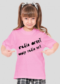 Koszulka radia dla dziewczyny