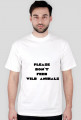 t-shirt  please dont feed wild animals