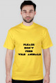 t-shirt  please dont feed wild animals