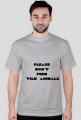 t-shirt  please dont feed wild animals