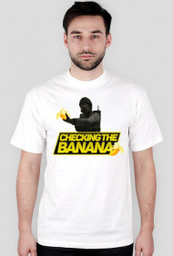 Checking the banana
