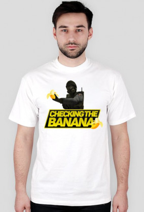 Checking the banana