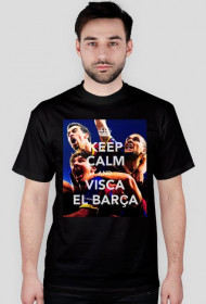 KOSZULKA MĘSKA 'KEEP CALM & VISCA EL BARCA'