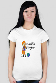 Firefox T-shirt damski