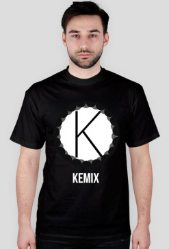 Kemix Style Biała | Koszulka Czarna