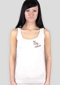 Damska koszulka na ramiączka - Best City... Skierniewice