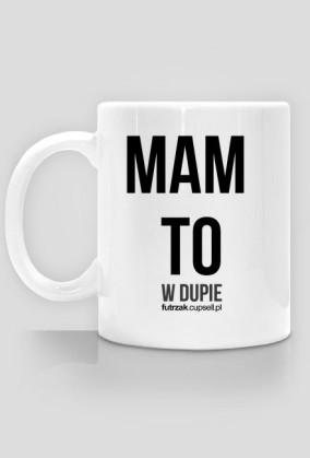 Mam to... kubek.