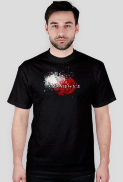 T-shirt - Skierniewice z tłem biało czerwonym