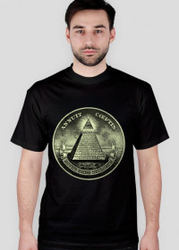 Koszulka illuminati dollar PRZÓD/TYŁ