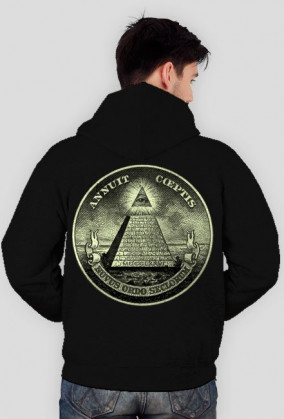 Bluza illuminati dollar PRZÓD/TYŁ