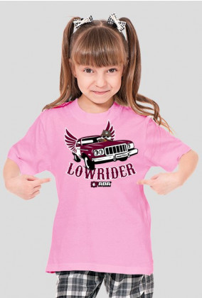 Koszulka dla dziewczynki - Papa Lowrider. Pada