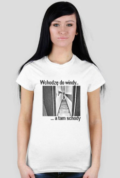 schody w windzie damska