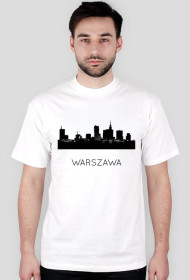Warszawski Skyline - T-shirt męski