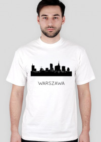 Warszawski Skyline - T-shirt męski