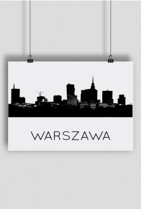Warszawski Skyline - Plakat