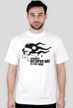 Octopus hat B&W