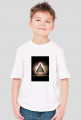 biała koszulka z illuminati