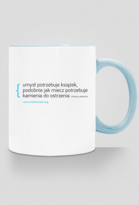 Kubek - umysł potrzebuje książek - madreksiazki.org