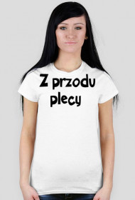 Z przodu plecy z tyłu plecy